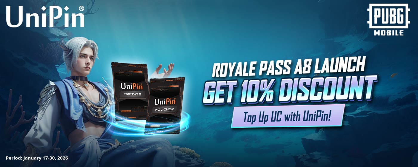 Enjoy 10% Discount on PUBG MOBILE UC Top-Ups – Royale Pass Launch (US)